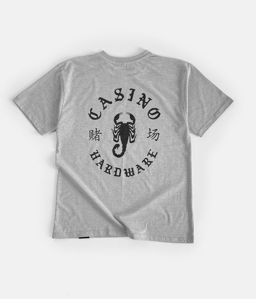 CASINO Scorpion Wins T-shirt - Grey