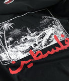 SkatePal 'Palms' T-shirt - Black