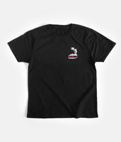 SkatePal 'Palms' T-shirt - Black